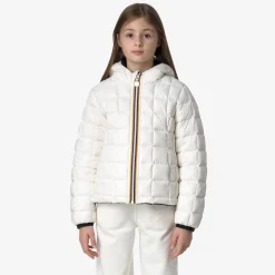 K-Way P. LILY ST THERMO REVERSIBLE Blackpure-whitegardenia