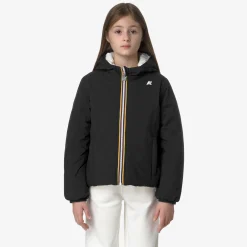 K-Way P. LILY ST THERMO REVERSIBLE Blackpure-whitegardenia