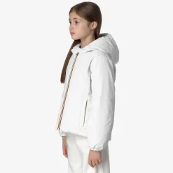 Discount K-Way P. LILY ST THERMO REVERSIBLE Whitegardenia-natural