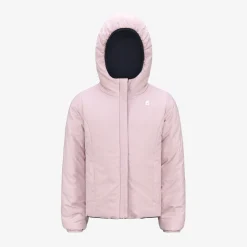 K-Way P. LILY ST WARM REVERSIBLE Bluedepth-pinkrose