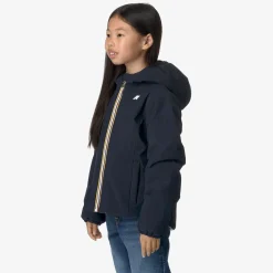 New K-Way P. LILY ST WARM REVERSIBLE Bluedepth-whitegardenia