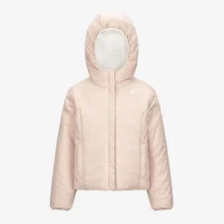 Sale K-Way P. LILY ST WARM REVERSIBLE Whiteg-pinkt