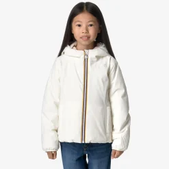 Sale K-Way P. LILY ST WARM REVERSIBLE Whiteg-pinkt