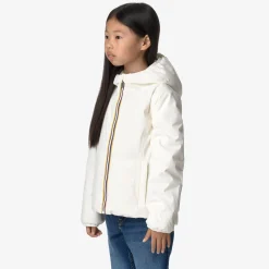 Sale K-Way P. LILY ST WARM REVERSIBLE Whiteg-pinkt