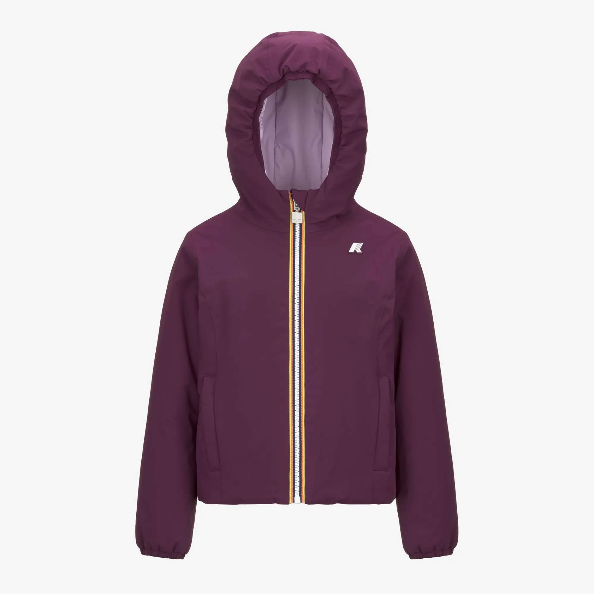 Clearance K-Way P. LILY ST WARM REVERSIBLE Violetdkpurple-violetltlilac