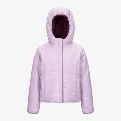 Clearance K-Way P. LILY ST WARM REVERSIBLE Violetdkpurple-violetltlilac