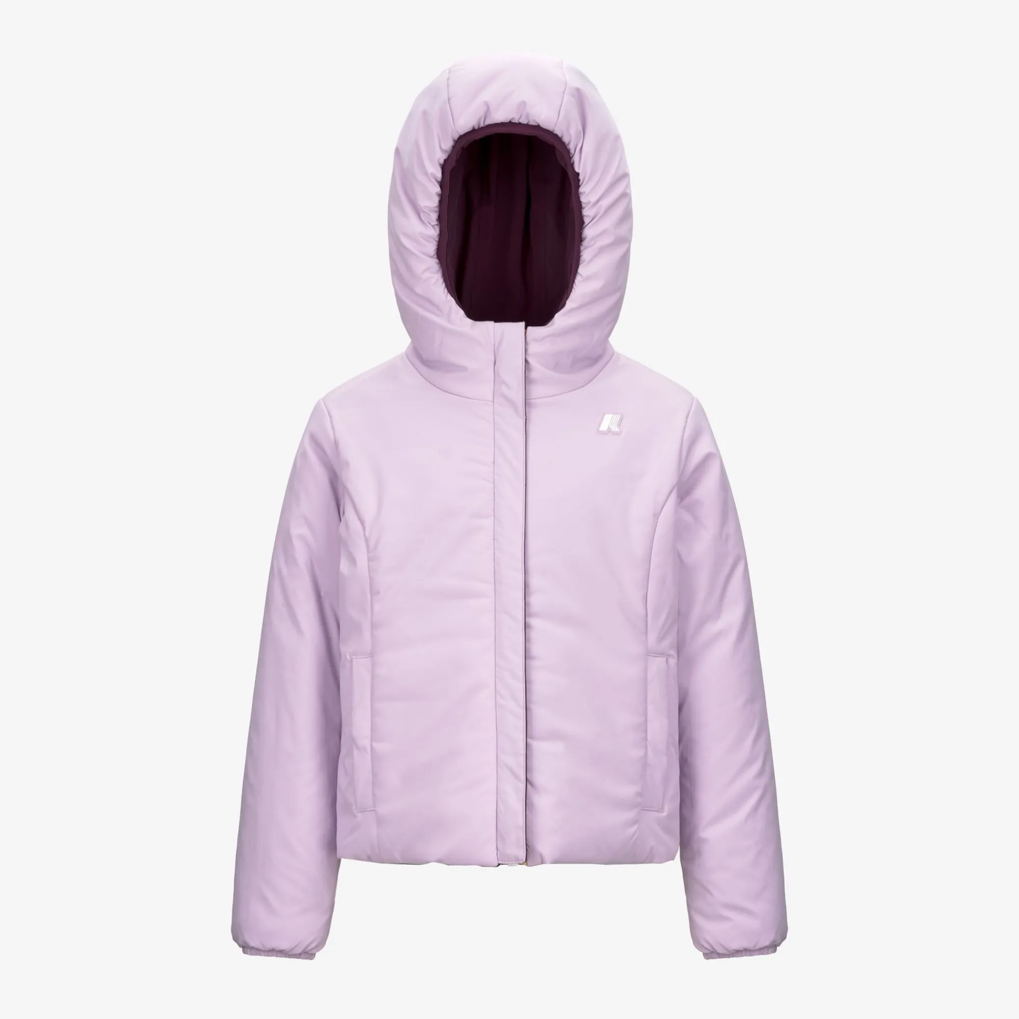 Clearance K-Way P. LILY ST WARM REVERSIBLE Violetdkpurple-violetltlilac