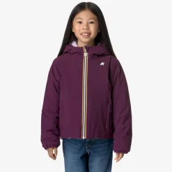 Clearance K-Way P. LILY ST WARM REVERSIBLE Violetdkpurple-violetltlilac