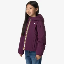 Clearance K-Way P. LILY ST WARM REVERSIBLE Violetdkpurple-violetltlilac