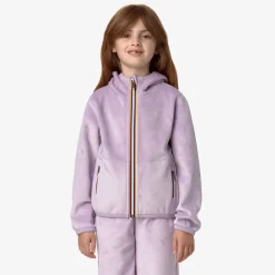 Sale K-Way P. LILY VELOUR POLAR REVERSIBLE Violetltlilac