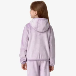 Sale K-Way P. LILY VELOUR POLAR REVERSIBLE Violetltlilac