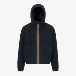 Clearance K-Way P. LILY VELOUR POLAR REVERSIBLE Bluedepth-bluedepth