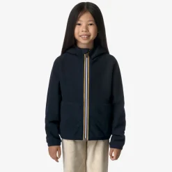 Clearance K-Way P. LILY VELOUR POLAR REVERSIBLE Bluedepth-bluedepth