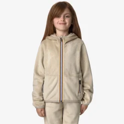 Online K-Way P. LILY VELOUR POLAR REVERSIBLE Beigegrey-beigegrey