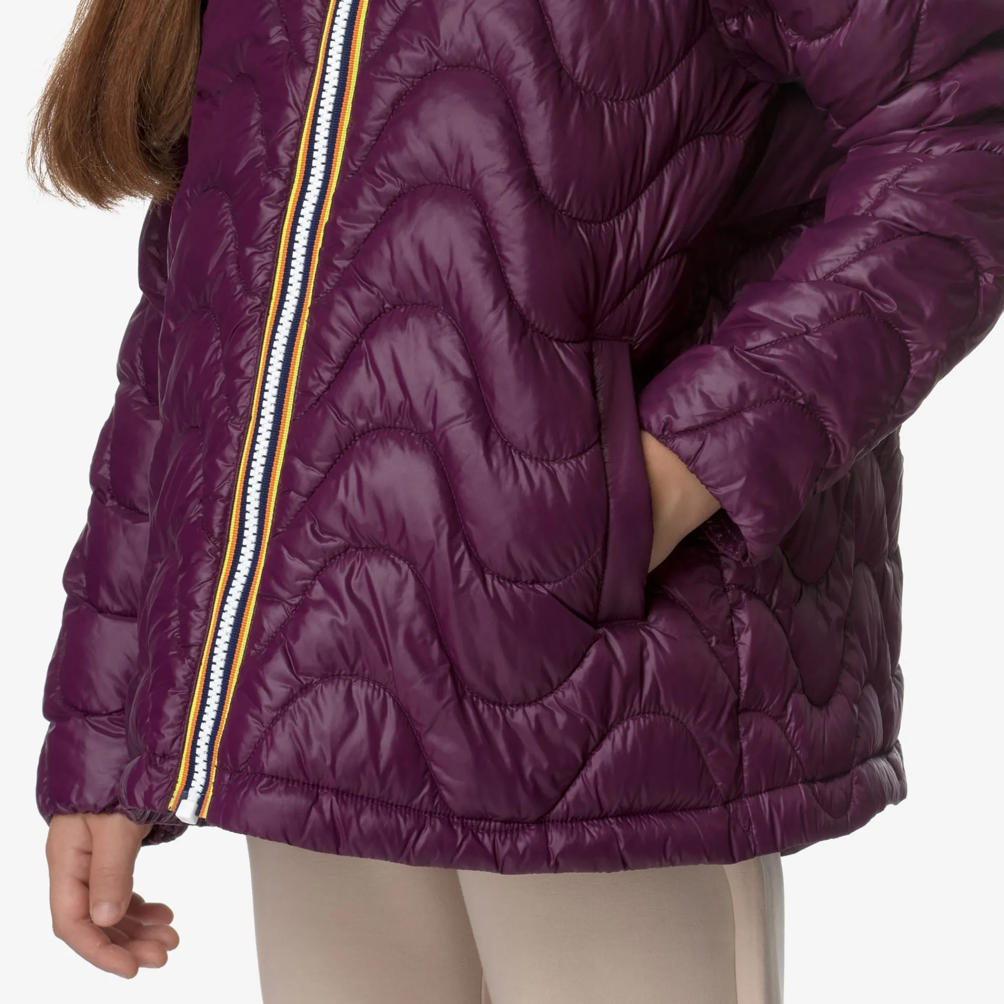 Best K-Way P. MADLAINE QUILTED WARM Violetdkpurple