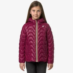 Clearance K-Way P. MADLAINE QUILTED WARM Reddk