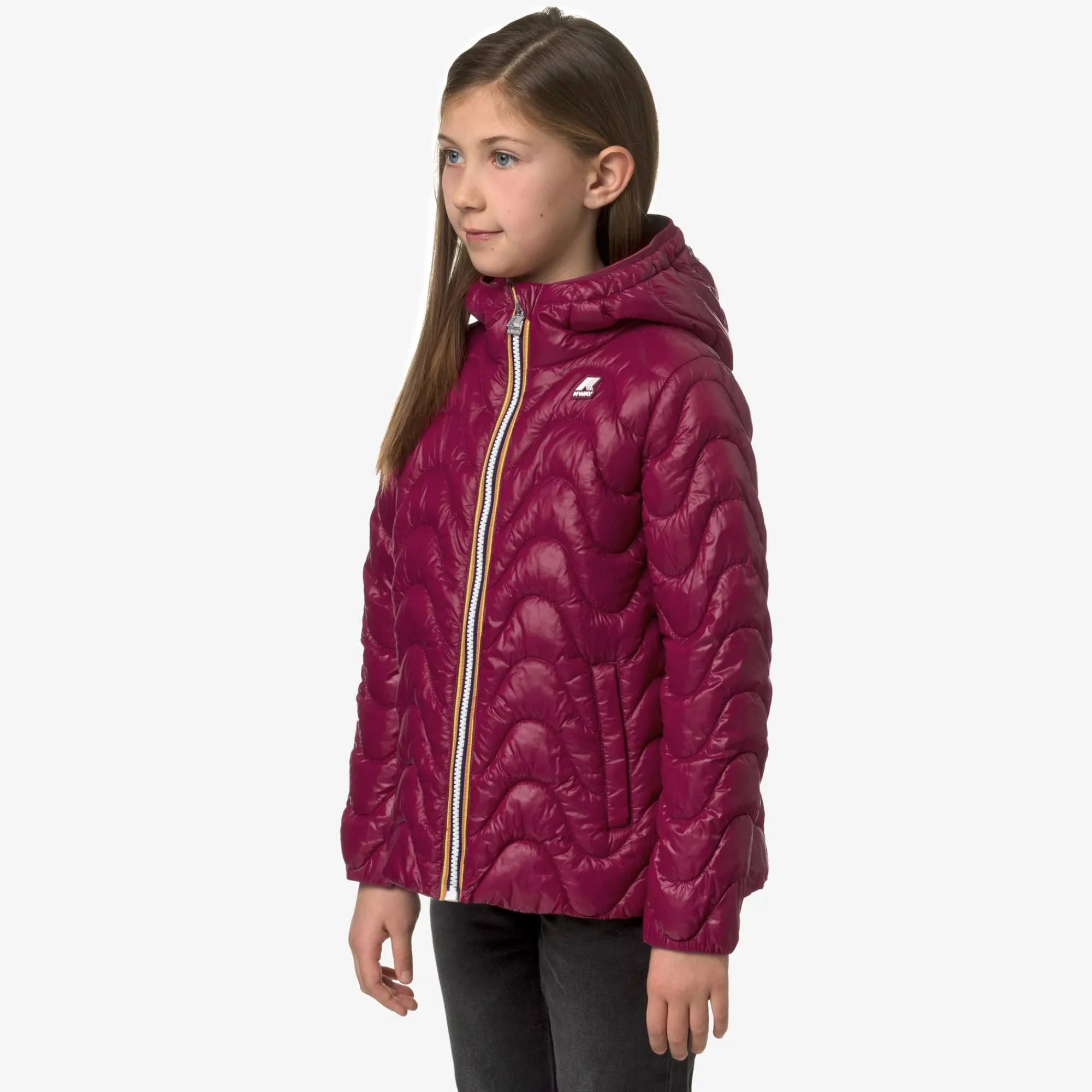 Clearance K-Way P. MADLAINE QUILTED WARM Reddk