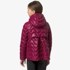 Clearance K-Way P. MADLAINE QUILTED WARM Reddk
