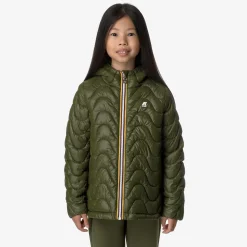 New K-Way P. MADLAINE QUILTED WARM Greencypress