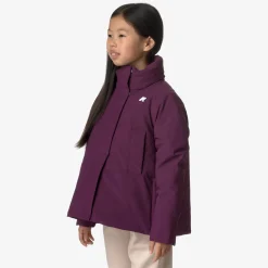 New K-Way P. MARLETTE ST WARM Violetdkpurple