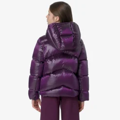 Outlet K-Way P. NINEV CRYSTAL CHINTZ THERMO HEAVY Violetdkpurplechintz