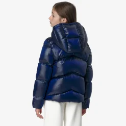 Clearance K-Way P. NINEV CRYSTAL CHINTZ THERMO HEAVY Bluedepthchintz