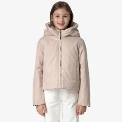 Sale K-Way P. OLGA TWILL FUR Pinktint-natural