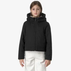 Online K-Way P. OLGA TWILL FUR Blackpure-natural