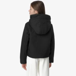 Online K-Way P. OLGA TWILL FUR Blackpure-natural