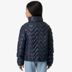 Discount K-Way P. SOJENNE QUILTED WARM Bluedepth