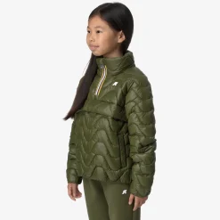 Discount K-Way P. SOJENNE QUILTED WARM Greencypress