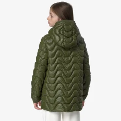Clearance K-Way P. SOPHIE QUILTED WARM Greencypress