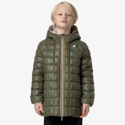 New K-Way P. SOPHIE ST THERMO REVERSIBLE Pinktint-greencypress