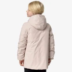 New K-Way P. SOPHIE ST THERMO REVERSIBLE Pinktint-greencypress