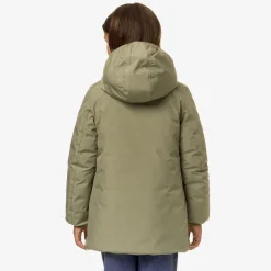 K-Way P. SOPHIE ST THERMO REVERSIBLE Greens-greenb