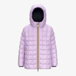 Clearance K-Way P. SOPHIE ST THERMO REVERSIBLE Blackpure-violetltlilac