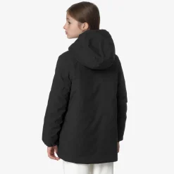 Clearance K-Way P. SOPHIE ST THERMO REVERSIBLE Blackpure-violetltlilac