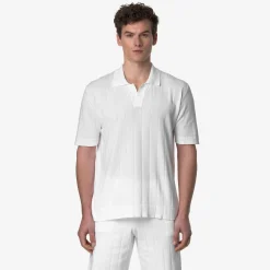 New K-Way PLEYNEL KNITTED White
