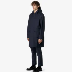 K-Way POIROL TECH WOOL BLEND Bluedepth