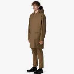 Outlet K-Way POIROL TECH WOOL BLEND Browncorda-bluedepth