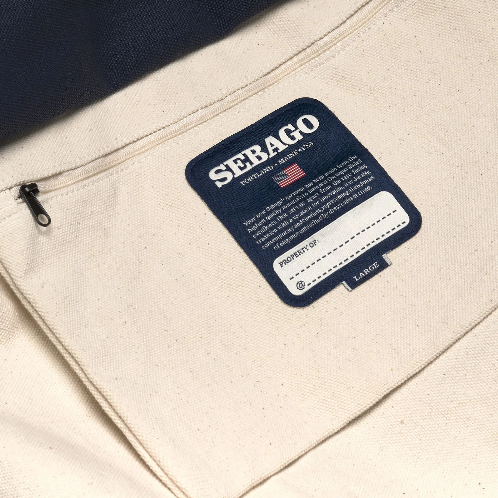 Online K-Way PORTER HURRICANE Offwhite-bluenavy