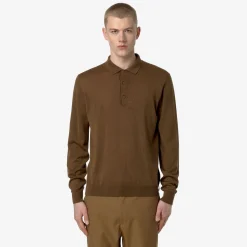 Hot K-Way REY WOOL MERINO BLEND Browntoffee