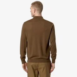 Hot K-Way REY WOOL MERINO BLEND Browntoffee