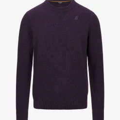 Outlet K-Way SEBASTIEN LAMBSWOOL Violet