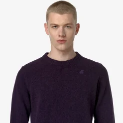 Outlet K-Way SEBASTIEN LAMBSWOOL Violet
