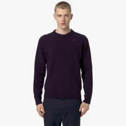 Outlet K-Way SEBASTIEN LAMBSWOOL Violet