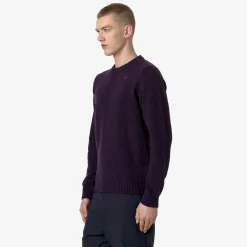 Outlet K-Way SEBASTIEN LAMBSWOOL Violet