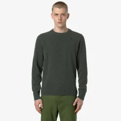 Clearance K-Way SEBASTIEN LAMBSWOOL Greenblackish