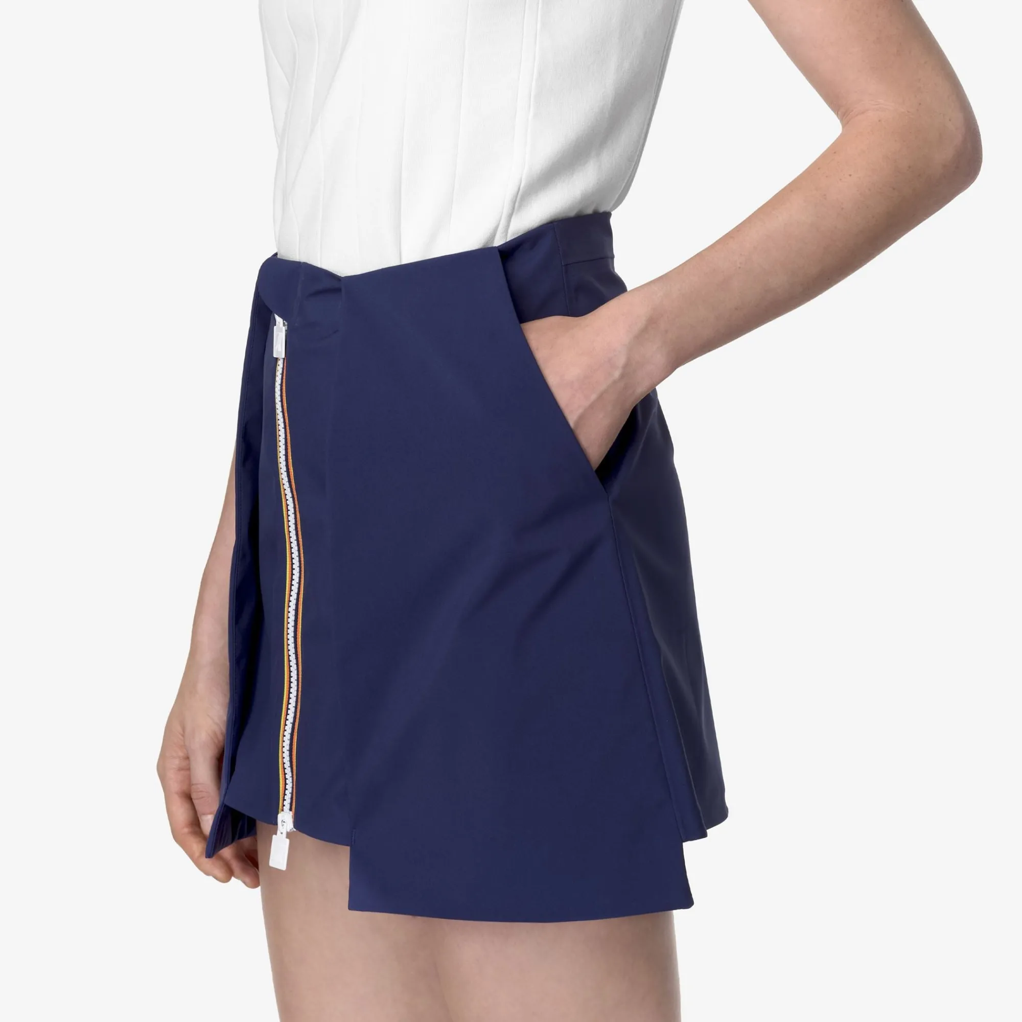 Sale K-Way SHOKIEL POCKETS BONDED JERSEY Bluemdcobalt-grey