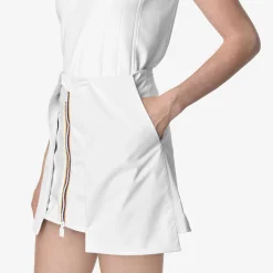 Discount K-Way SHOKIEL POCKETS BONDED JERSEY White-grey